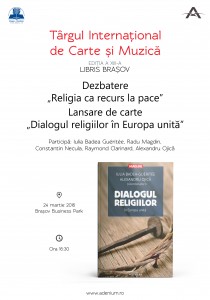 Dezbatere „Religia ca recurs la pace”